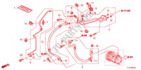 AR CONDICIONADO(MANGUEIRAS/TUBOS)(2.0L)(LH) para Honda ACCORD TOURER 2.0 EXECUTIVE 5 portas automática de 5 velocidades 2012