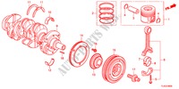 CAMBOTA/PISTAO(DIESEL) para Honda ACCORD TOURER 2.2 EX 5 portas automática de 5 velocidades 2012