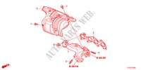 COLECTOR ESCAPE(DIESEL) para Honda ACCORD TOURER 2.2 ES-GT 5 portas automática de 5 velocidades 2012