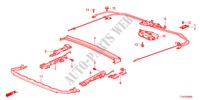 COMP.DA CORREDICA DO TETO para Honda ACCORD TOURER 2.2 EX 5 portas automática de 5 velocidades 2012