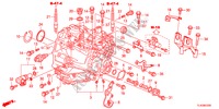 CORPO CAIXA VELOCIDADES(DIESEL) para Honda ACCORD TOURER 2.2 EXECUTIVE 5 portas 6 velocidades manuais 2012