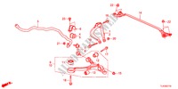 ESTABILIZADOR FRENTE/BRACO INFERIOR FRENTE para Honda ACCORD TOURER 2.2 EXECUTIVE 5 portas automática de 5 velocidades 2012