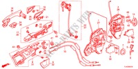 FECHOS PORTAS FRENTE/MANIVELA EXTERNA para Honda ACCORD TOURER 2.2 TYPE S-H 5 portas 6 velocidades manuais 2012