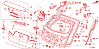 PORTA TRASEIRA(POTENCIA) para Honda ACCORD TOURER 2.4 TYPE S 5 portas automática de 5 velocidades 2012