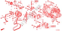 SUPORTE FIXACAO MOTOR(DIESEL) para Honda ACCORD TOURER 2.2 ES-GT 5 portas automática de 5 velocidades 2012