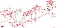 TUBO ESCAPE(DIESEL) para Honda ACCORD TOURER 2.2 ELEGANCE 5 portas 6 velocidades manuais 2012