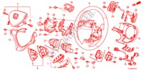 VOLANTE(SRS) para Honda ACCORD TOURER 2.4 EXECUTIVE 5 portas automática de 5 velocidades 2012