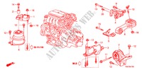 APOIO MOTOR(MT) para Honda BALLADE VTI 4 portas 5 velocidades manuais 2011