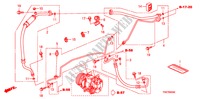 AR CONDICIONADO(MANGUEIRAS/TUBOS)(LH) para Honda CITY LX 4 portas automática de 5 velocidades 2011