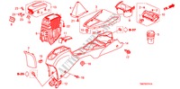 CONSOLA(LH)(2) para Honda CITY EX-A 4 portas 5 velocidades manuais 2011