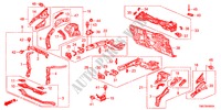 DIVISORIA FRENTE/TABLIER para Honda BALLADE VTI-L 4 portas automática de 5 velocidades 2011