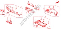 GUARNICAO PAINEL INSTRU.(LADO CONDUTOR)(LH) para Honda CITY EX 4 portas 5 velocidades manuais 2011