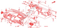 PAINEL INSTRUMENTOS(LH) para Honda CITY LX 4 portas 5 velocidades manuais 2010