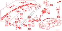 UNIDADE SRS(D.) para Honda BALLADE VTI-L 4 portas 5 velocidades manuais 2011
