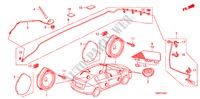 ANTENA RADIO/ALTIFALANTE(D.) para Honda INSIGHT SE 5 portas totalmente automática CVT 2011