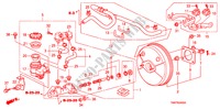 BOMBA PRINCIPAL TRAVOES/SERVO FREIO(LH) para Honda INSIGHT S 5 portas totalmente automática CVT 2010