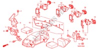 CONTROLO DE NIVELAMENTO AUTOMATICO/SENSOR ESTACIONAMENTO para Honda INSIGHT ES 5 portas totalmente automática CVT 2011