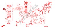 DEPOSITO COMBUSTIVEL para Honda INSIGHT ELEGANCE 5 portas totalmente automática CVT 2011