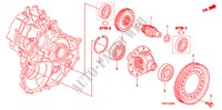 DIFERENCIAL para Honda INSIGHT ELEGANCE 5 portas totalmente automática CVT 2011
