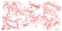 DIVISORIA FRENTE/TABLIER para Honda INSIGHT COMFORT 5 portas totalmente automática CVT 2011