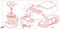 KIT DE RODA, TEMPER para Honda INSIGHT COMFORT 5 portas totalmente automática CVT 2010