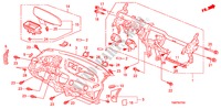 PAINEL INSTRUMENTOS(LH) para Honda INSIGHT COMFORT 5 portas totalmente automática CVT 2010