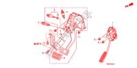 PEDAL(D.) para Honda INSIGHT SE 5 portas totalmente automática CVT 2011