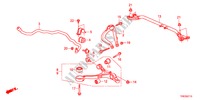 BRACO INFERIOR FRENTE para Honda CROSSTOUR EX 5 portas automática de 5 velocidades 2011