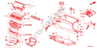 GUARNICAO PAINEL INSTRU.(LADO PASSAGEIRO)(2) para Honda CROSSTOUR EX 5 portas automática de 5 velocidades 2011