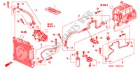 AR CONDICIONADO (MANGUEIRAS/TUBOS)(D.) para Honda CIVIC SIR 3 portas automática de 4 velocidades 2000