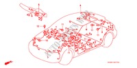 CABLAGEM(LH) para Honda CIVIC LXI 3 portas 5 velocidades manuais 2000