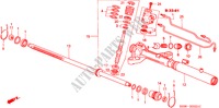 COMP. CAIXA DIRECCAO AS.(D.) para Honda CIVIC SIR 3 portas automática de 4 velocidades 2000