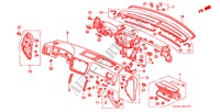 PAINEL INSTRUMENTOS(LH) para Honda CIVIC LXI 3 portas automática de 4 velocidades 1998