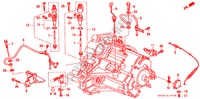 TUBO METALICO ATF/SENSOR VELOCIDADE (1.6L SOHC) para Honda CIVIC EXI 4 portas automática de 4 velocidades 1996