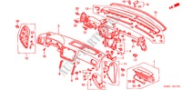 PAINEL INSTRUMENTOS(LH) para Honda CIVIC LXI 4 portas automática de 4 velocidades 2000