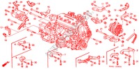 SUPORTE ALTERNADOR/ REFORCO MOTOR para Honda CIVIC SIR 4 portas automática de 4 velocidades 2000
