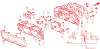 INSTRUMENTOS COMBINADOS COMPONENTES para Honda PRELUDE SI 2 portas automática de 4 velocidades 2001