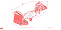 AR CONDICIONADO (KIT) para Honda HR-V HYPER 5 portas totalmente automática CVT 2003