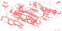 PAINEL INSTRUMENTOS(D.) para Honda CIVIC EXI 4 portas 5 velocidades manuais 2005