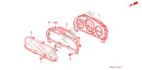 COMPONENTES INDICADORES(NS) (2) para Honda CIVIC 1.6 ES 4 portas 5 velocidades manuais 2005