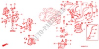 APOIOS MOTOR(L4) (AT) (1) para Honda ACCORD 2.3VTI 4 portas automática de 4 velocidades 2000