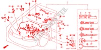 CABLAGEM MOTOR(V6) (D.) para Honda ACCORD 3.0V6 4 portas automática de 4 velocidades 2000