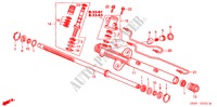 CAIXA ENGREN DIREC MECAN COMPONENTES(D.) para Honda ACCORD EXI 4 portas automática de 4 velocidades 2000