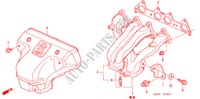 COLECTOR ESCAPE(L4) (2) para Honda ACCORD 2.0 4 portas automática de 4 velocidades 1999