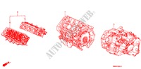 CONJ. MOTOR/ CONJ. CAIXA VELOCIDADES(V6) para Honda ACCORD 3.0V6 4 portas automática de 4 velocidades 2000