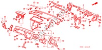 PAINEL INSTRUMENTOS(D.) para Honda ACCORD 2.3 LEV 4 portas automática de 4 velocidades 2000