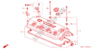 TAMPA CABECA MOTOR(L4) para Honda ACCORD 2.3 LEV 4 portas automática de 4 velocidades 2000