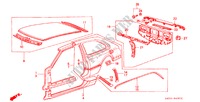ALTERNADOR(3) para Honda ACCORD EX-R 3 portas automática de 4 velocidades 1985