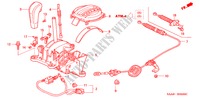 ALAVANCA SELECTORA para Honda JAZZ 1.4LX 5 portas totalmente automática CVT 2002