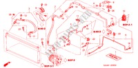 AR CONDICIONADO (MANGUEIRAS/TUBOS) ('04 ) para Honda JAZZ 1.3LX 5 portas 5 velocidades manuais 2004